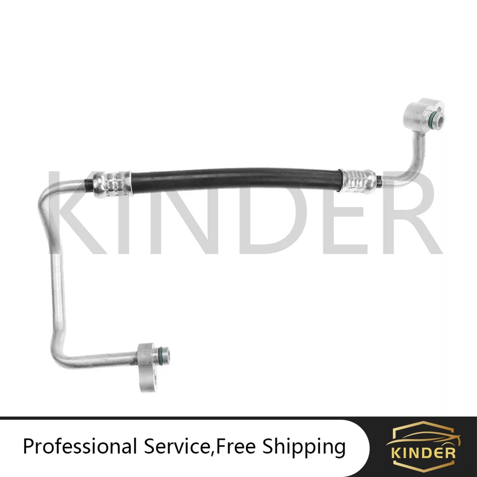 A/C Refrigerant Discharge Line Hose for BMW 525i 530i 2004 2005 E60 L6 2.5L 3.0L - Image 2 of 4