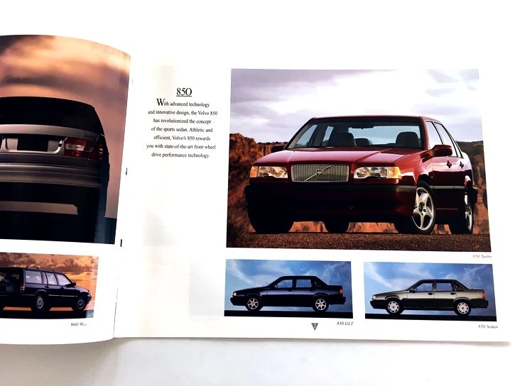 1995 Volvo 850 940 960 Original Car Sales Brochure Catalog - Wagon Turbo GLT Foto 2 de 4