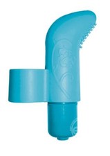 The 9's S-Finger Vibe G-Spot Vibrator with Textured Sleeve Silicone Sex Toy