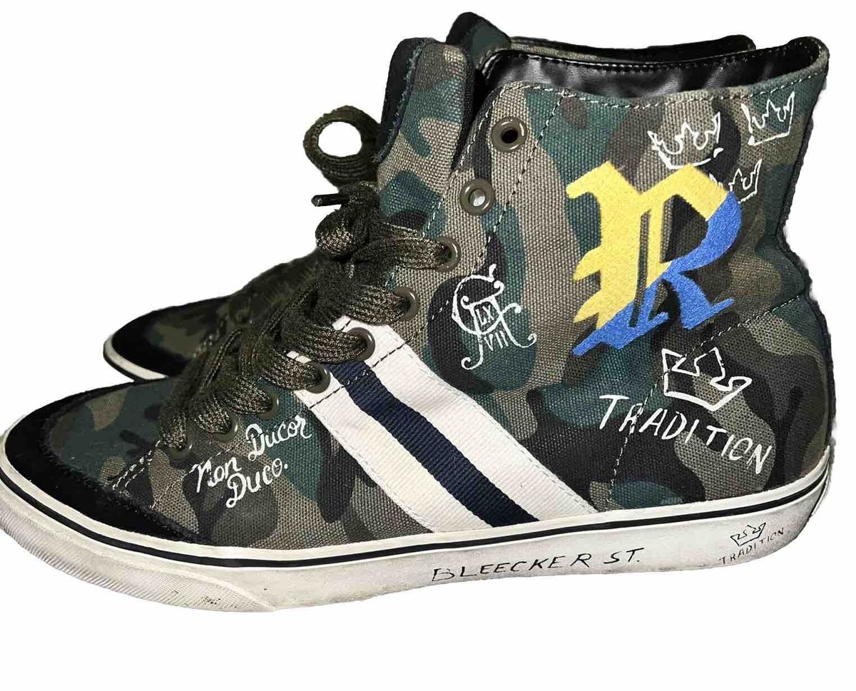Polo Ralph Lauren Solomon Embroidered Camouflage Sneakers Men Size 7.5 D s7-1298450_lifestyle?$rl_4x5_zoom$ main image 3