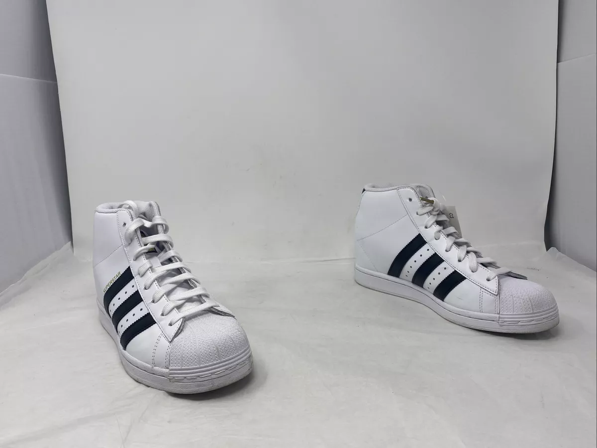 Mens adidas Superstar Athletic Shoe - White Monochrome