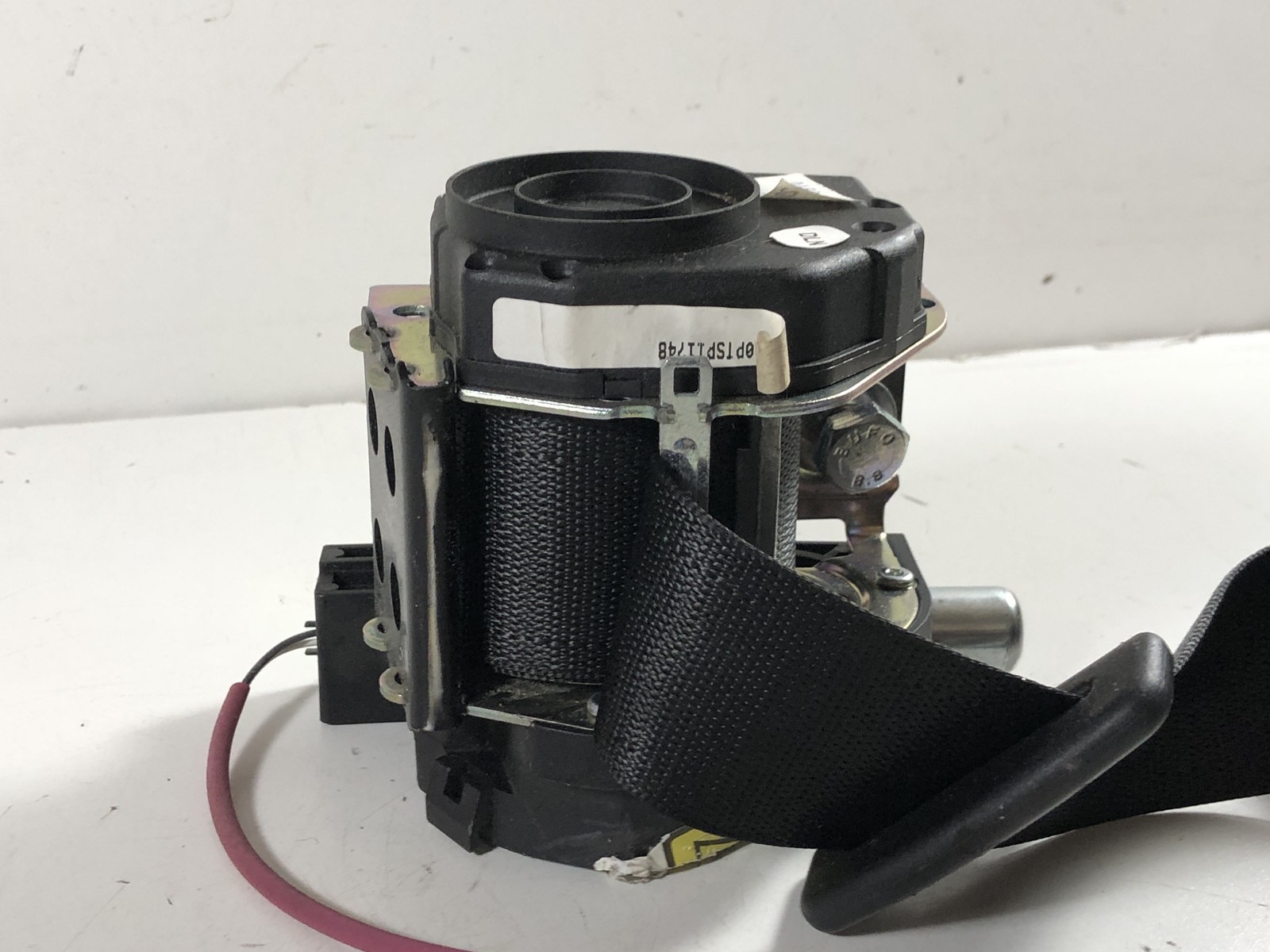 03-13 Maserati Quattroporte M139 Rear Right Seatbelt Retractor OEM NERO Black