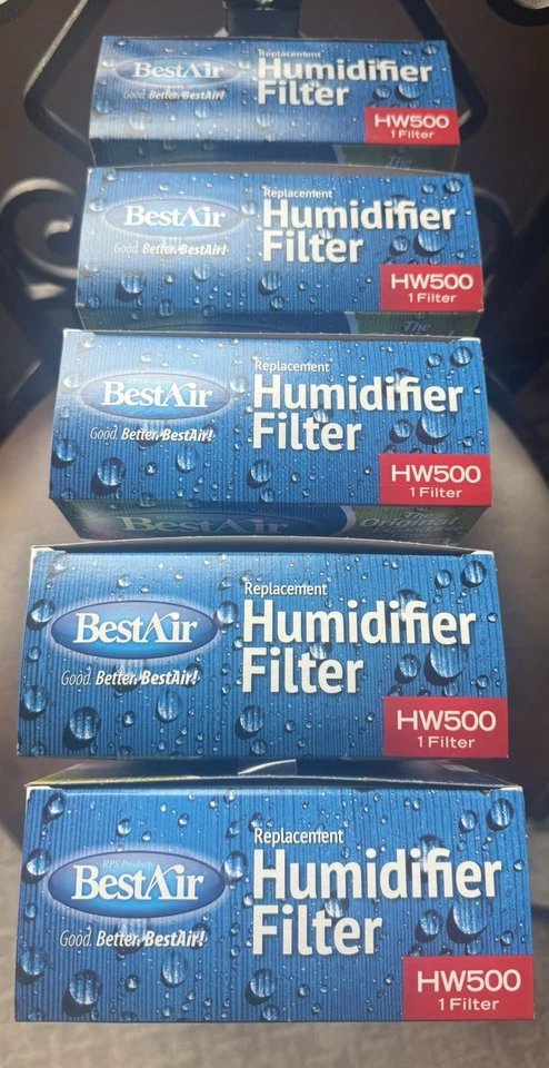 LOTE (5) BestAir HW500 Humidificador Repuesto Mecha Filtro HCM Honeywell A KAZ 3020 Foto 2 de 2