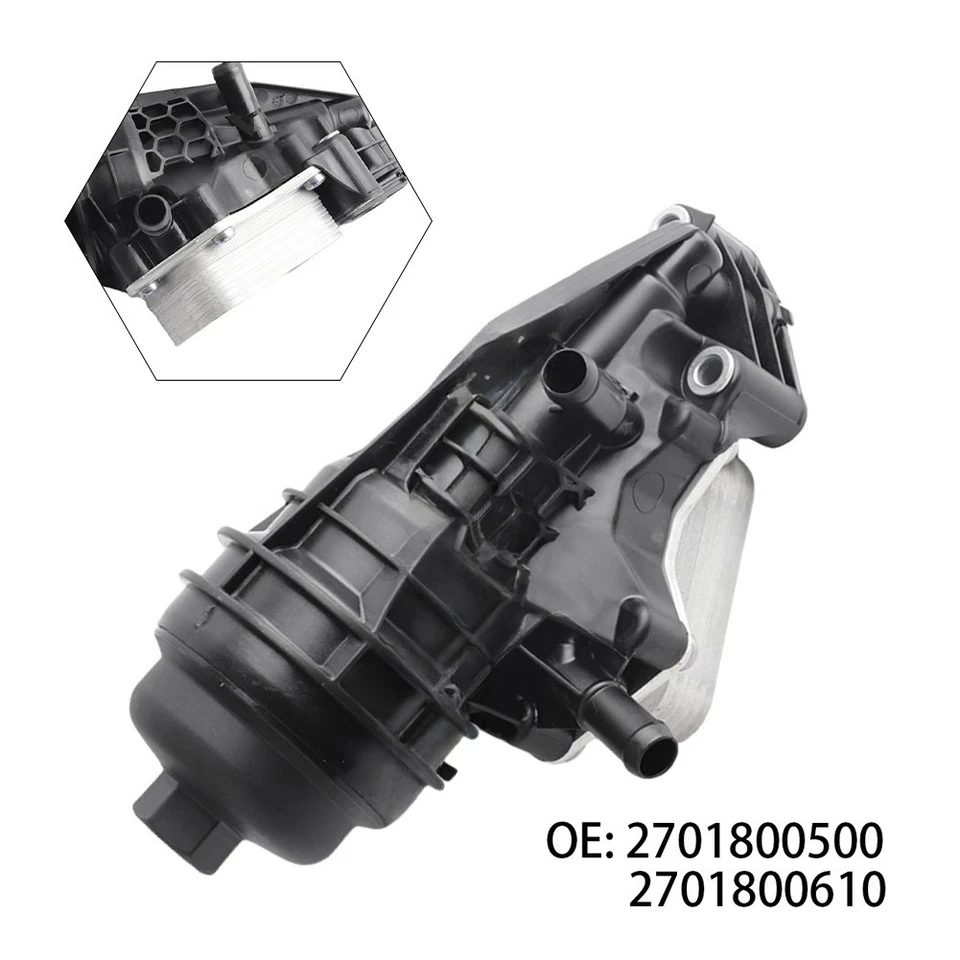 Oil Filter Base Assembly For Mercedes For 2701800500 Easy Installation - Image 3 of 4