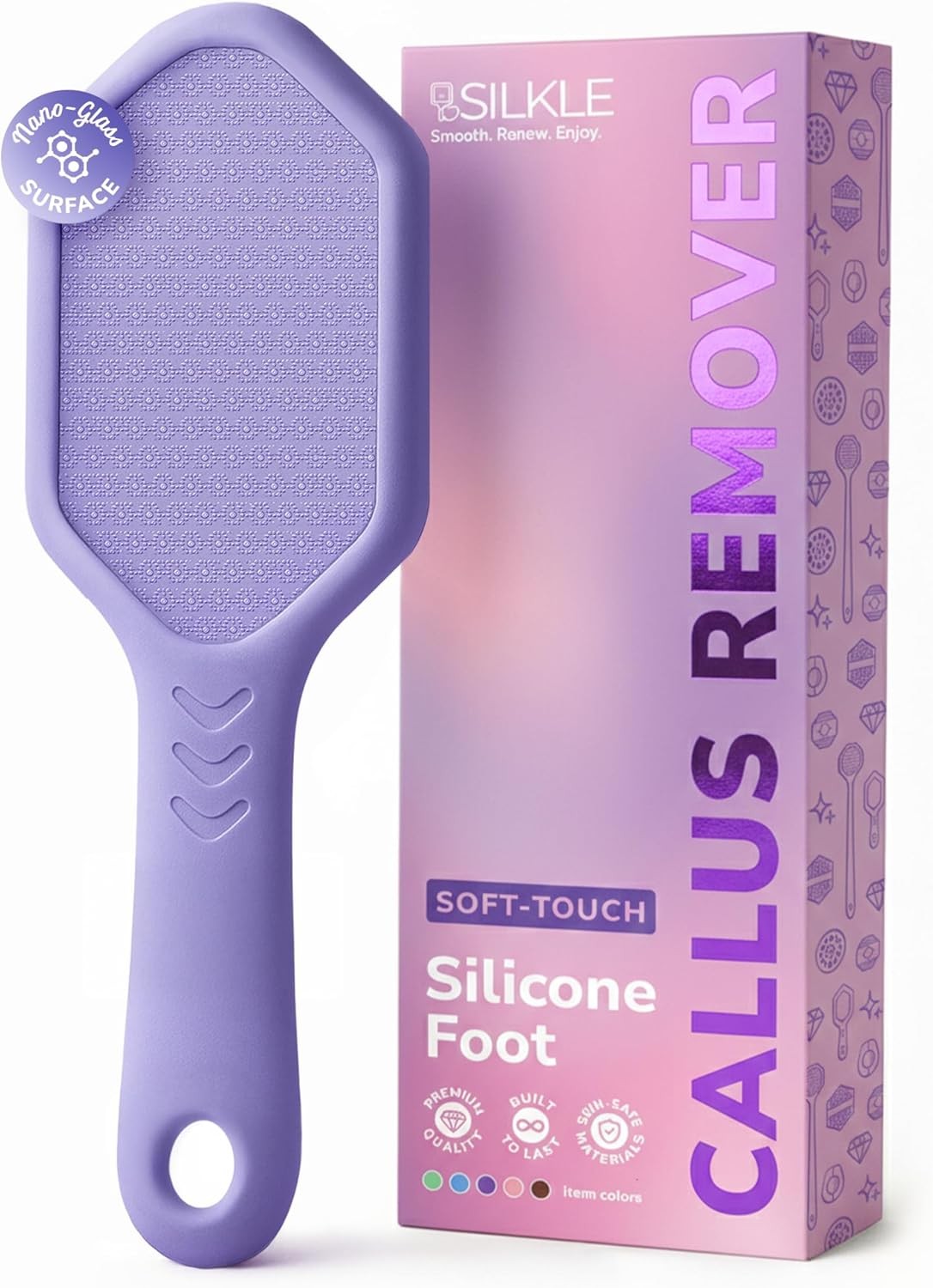 Nano Glass Foot File Callus Remover for Feet - Glass Foot Scraper
