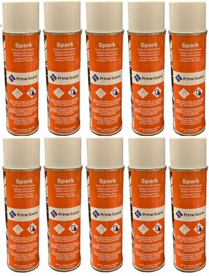 NEW BRAND Prime Source SPARK OVEN & GRILL CLEANER, 20 oz (1LB), 12 BOTTLES