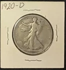 1920-D WALKING LIBERTY HALF DOLLAR KEY DATE