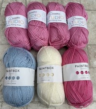 BUNDLE OF FOUR BALLS OF DERAMORES STUDIO ANTI-PILLING DK YARN AZALEA 70635 