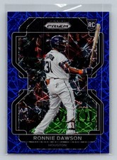2022 Panini Prizm #39 Ronnie Dawson Blue Velocity Prizm