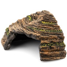 Reptile Hide Cave - Naturalistic Terrarium D cor for Reptiles and Amphibians,...