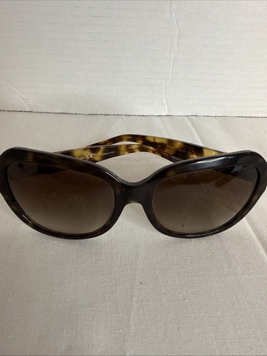 TORY BURCH TY7071 1331/13 BROWN TORTOISE GOLD TRIM 58-18 135 3N WOMEN - Picture 11 of 11