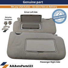 2013 14 15 16 17 18 19 Nissan Sentra Sunvisor Set Sun Visor Shade Pair Oem Gray