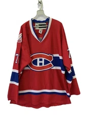 Reebok Montreal Canadiens NHL Hockey Jersey #79 Markov Red Size 54 #83