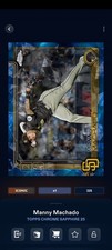 Topps Bunt Chrome Sapphire '25 Manny Machado Image Variation Iconic DIGITAL