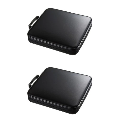 2 PCS Cd Aufbewahrung Box CD-Aufbewahrungsboxen -Halter CD-Organizer