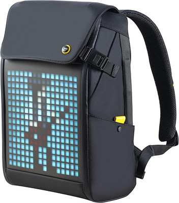 Divoom Pixoo Pixel Art Reise-Laptop-Rucksack Mit App-Gesteuertem 16X16 Rgb-Led-B