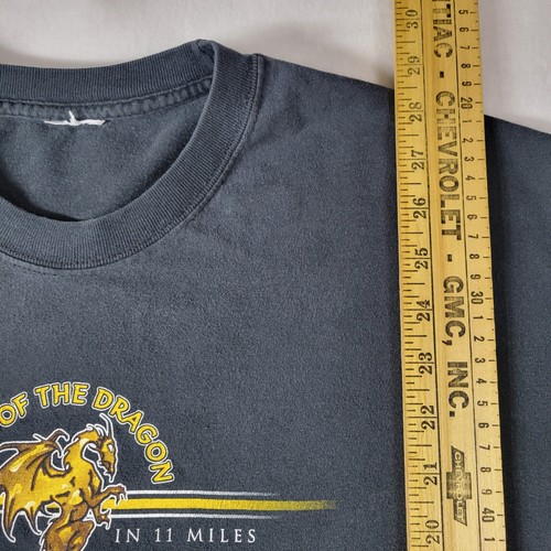 Vintage Tale Of The Dragon US 129 Long Sleeve T-Shirt Motorcycle Racing READ - Picture 10 of 11