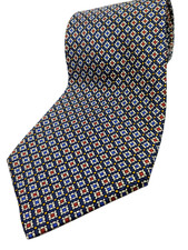 POLO RALPH LAUREN Vintage Handmade in USA Silk Tie Men's Navy Blue Red White NEW