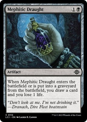 NM Mephitic Draught, MTG, LCI, Magic the Gathering, 112