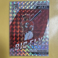 Panini 2022 Mosaic Nelson Cruz Washington Nationals Big Fly Prizm #BF-9