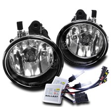 FOR 2011-2017 BMW X3/2015+ X4/2016+ X1 CHROME DRIVING FOG LIGHT LAMP +10000K HID