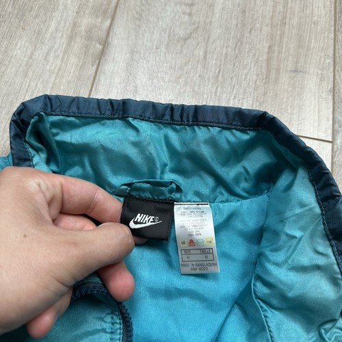 Nike Vintage 90s Track Suit Nylon Blue Mens Size M - Picture 5 of 17