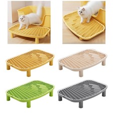 Litter Box Step Cat Ramp for Litter Box Easy to Clean for Small Old Cat Pet