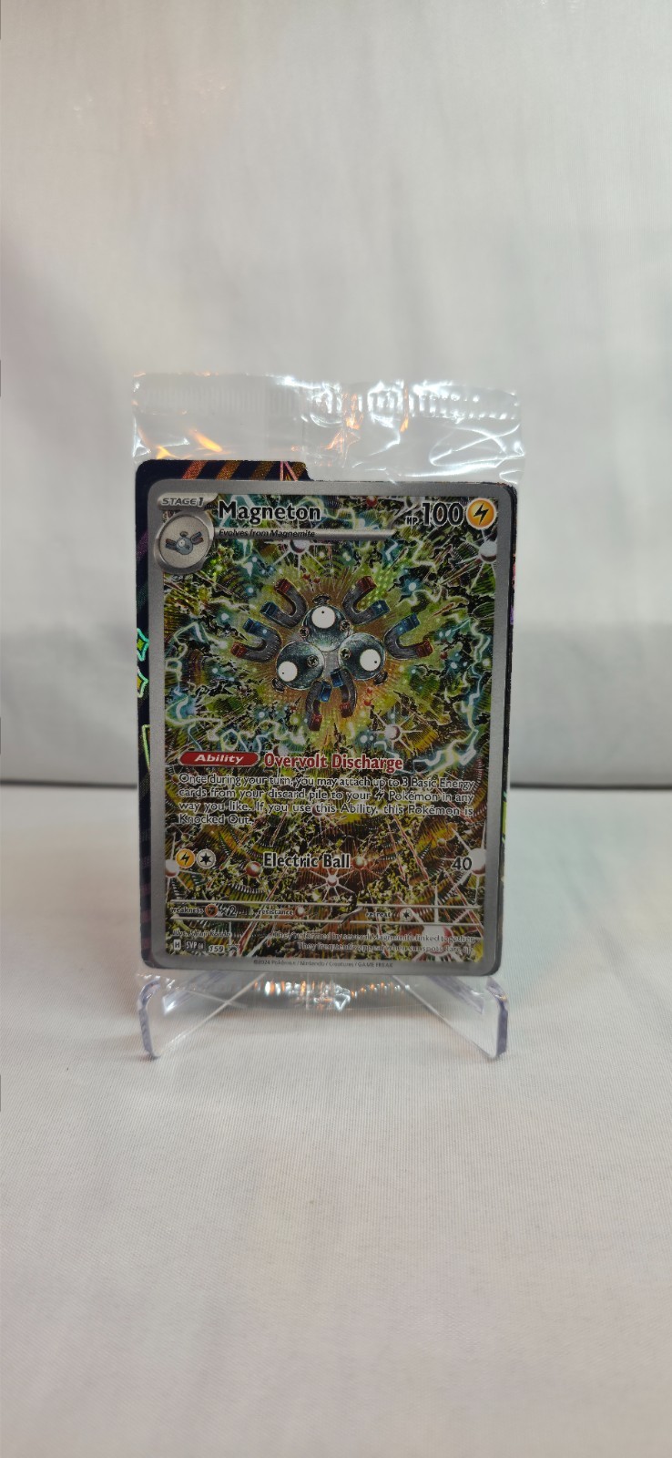 Sealed Magneton 159 Sv: Scarlet & Violet Promo Cards Holo with dividers F
