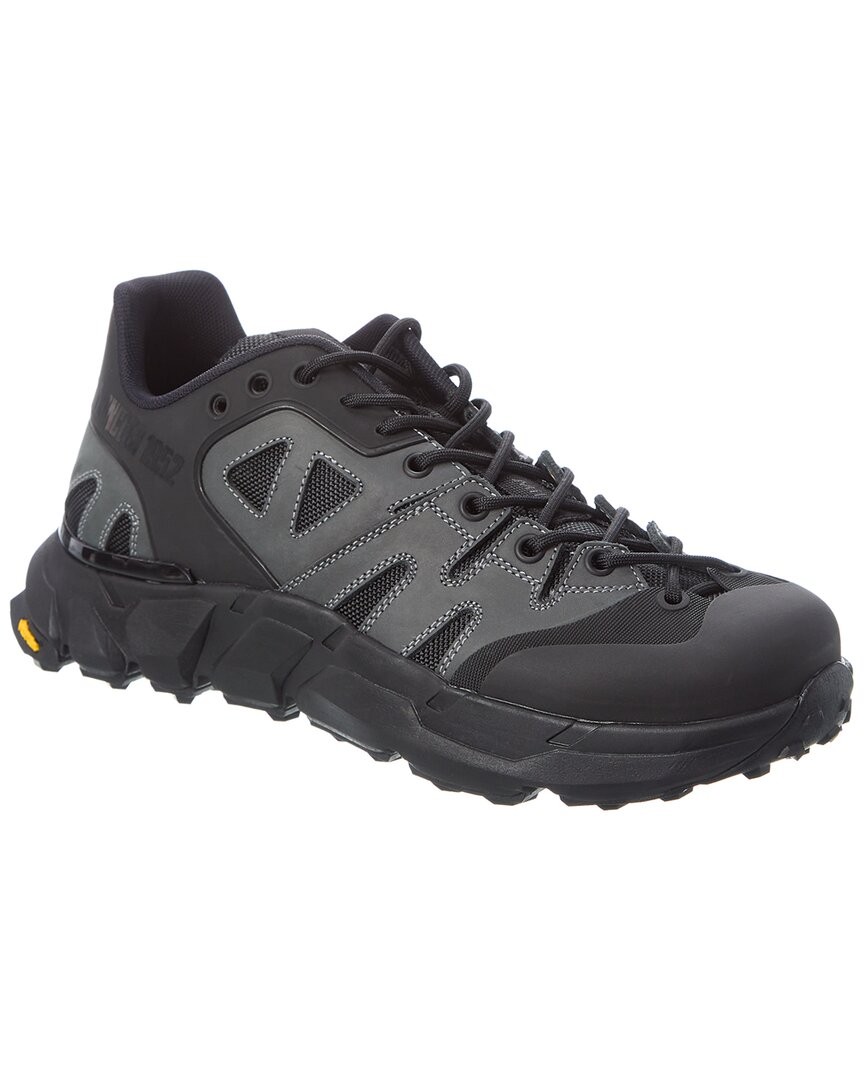 Moncler Silencio Leather-Trim Sneaker Mens 104590₽