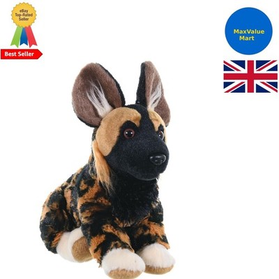 Wild Republic Afrikanischer Wildhund Plüschtier Kuscheltier, Kuscheltiere, Geschenke für