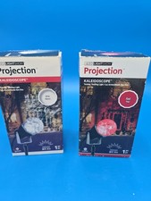 Gemmy Christmas Outdoor LED Light Show Projector - White Amd Red 2 Pack