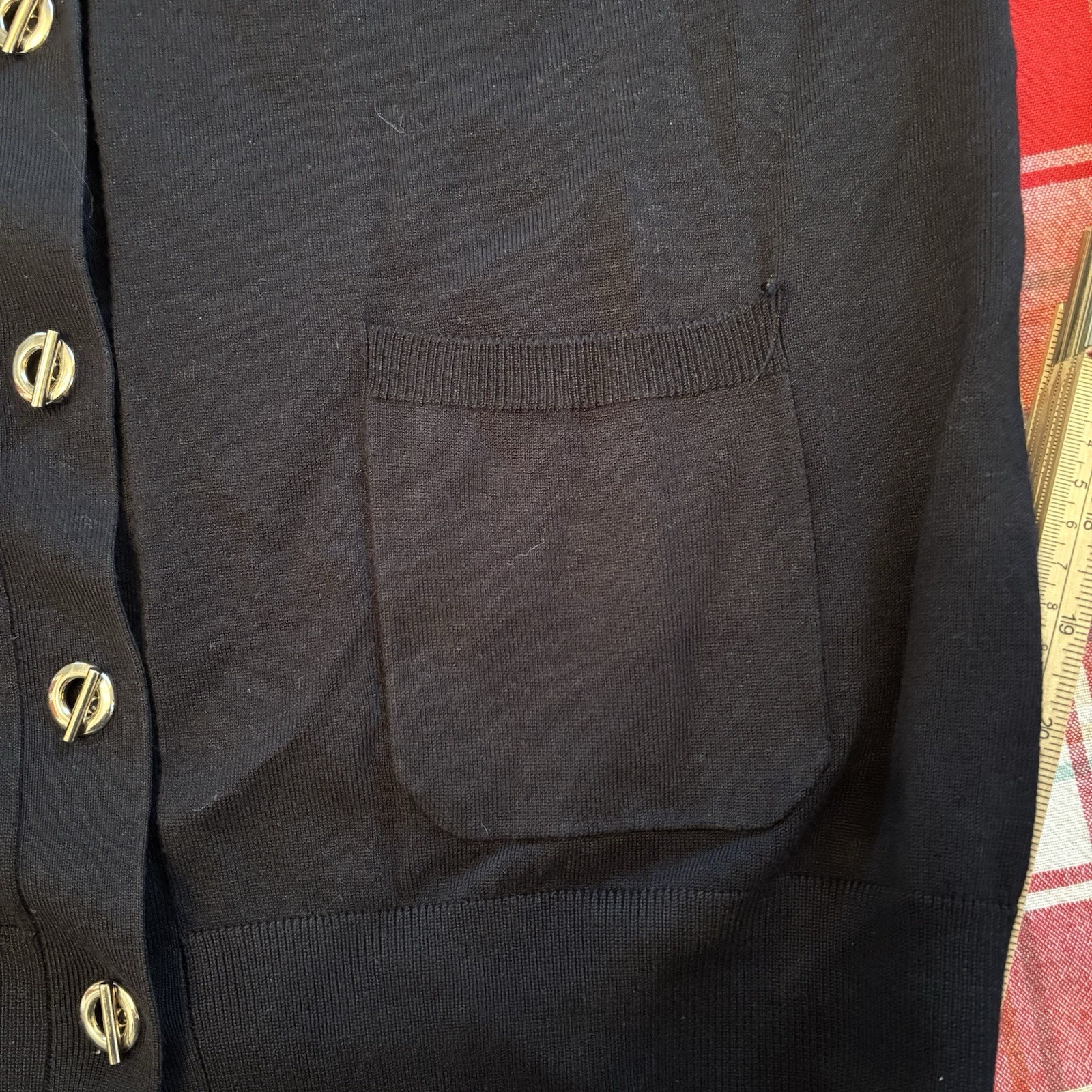 Grace Elements Cardigan Sweater Toggle Closure Bl… - image 5