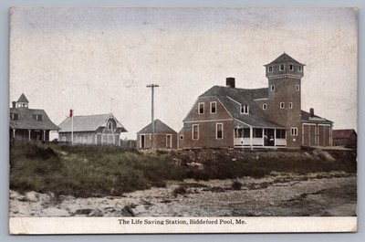 The Life Saving Station Biddeford Pool Maine ME Postcard M8