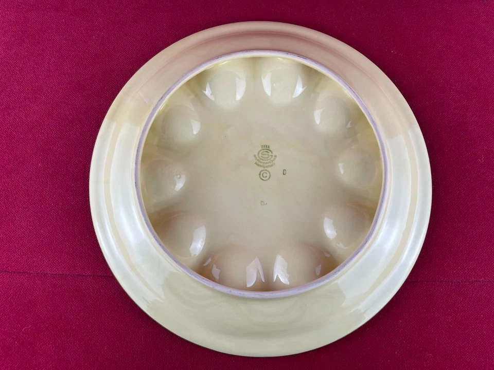 Zeller Keramik - Hahn und Henne - Eierteller 24,5 cm - Bild 3 von 3