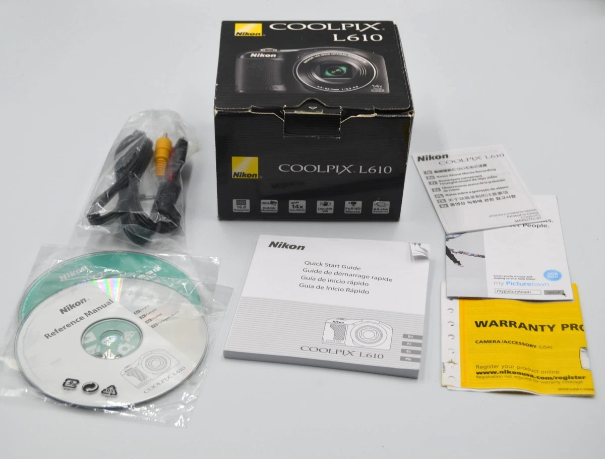 Nikon Coolpix L610 Image Stabilization Digital Cameras for Sale