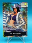 One Piece Ms. All Sunday (Alternate Art) (OP14-084) The Azure Sea's Seven OP14
