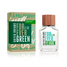 Benetton United Dreams Forever Green For Men 3.4 Oz / 100 ml EDT Spray New Box