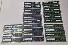 LOT OF 24 Server 16GB DDR3 RAM 2Rx4 ECC Memory Stick Modules 384GB TOTAL
