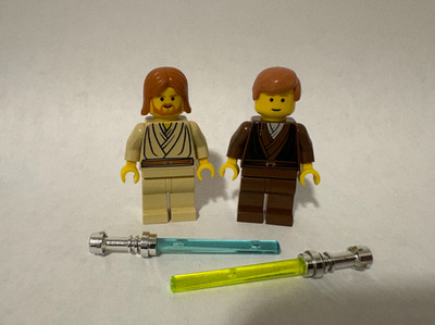 LEGO Star Wars Obi-Wan Kenobi & Anakin Skywalker sw055a sw0100 7133 - NEW