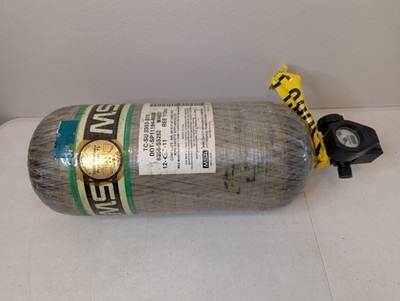 MSA H-45 TC-SU 5303-310 CARBON FIBER BREATHING AIR CYLINDER  TANK 300BAR ~2014