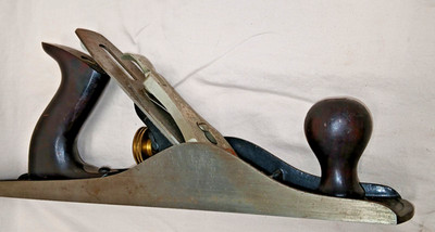 STANLEY / BAILEY, NO. 5, WOOD PLANE, CORRUGATED BASE