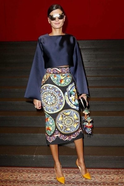 Women Dolce & Gabbana Skirt Yellow 34 / XS / 42