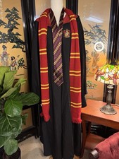 Harry Potter Gryffindor Costume XL   Robe, Tie  Scarf Wizarding World Style 