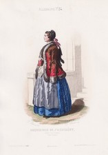 Jászberény Hungary Ungarn Magyarorszag costume Tracht Lithographie 1800