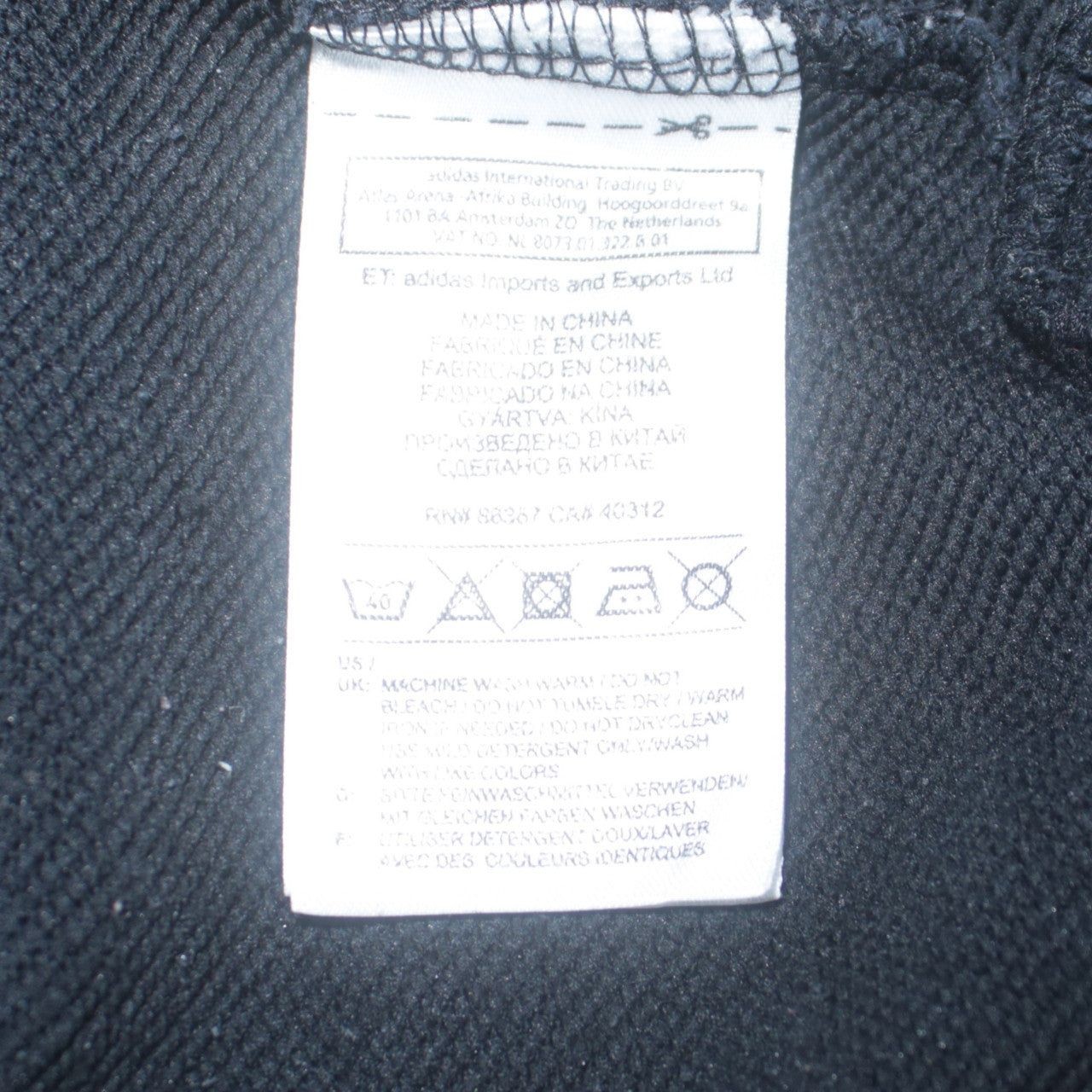 Adidas Black Sweatshirt Mens L image 8