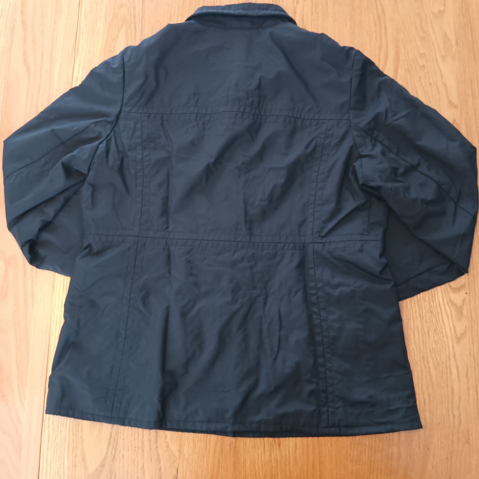 GAP Button Front Collared Black Coat Jacket Women… - image 2