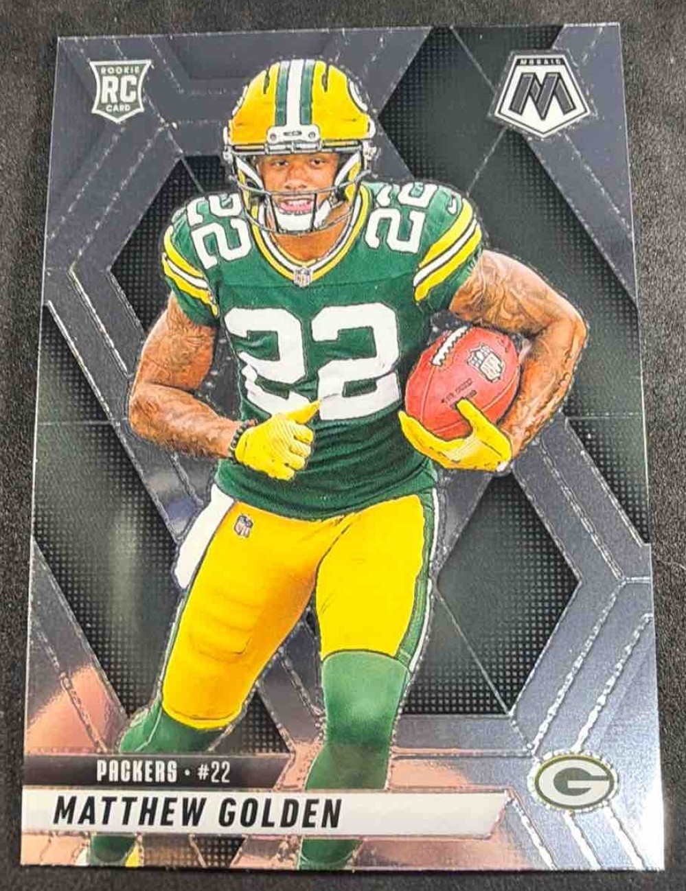 2025 Panini Mosaic Matthew Golden #323 Rookies RC Packers
