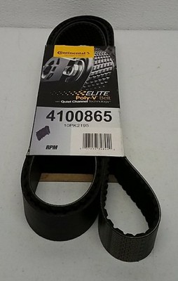 4100865 Continental Elite Quiet Channel Serpentine Drive Belt