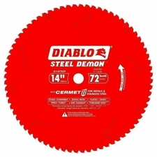 Diablo D1472CF 14" x 72 Tooth TCG Steel Demon Ferrous Metal Blade New