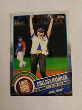 2015 Topps First Pitch #FP-20 Chelsea Handler Chicago Cubs Chelsea Lately